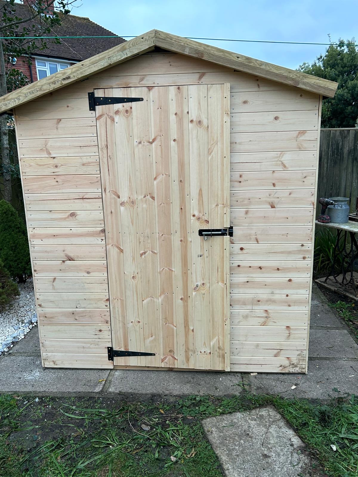 Vertwoods Heavy Frame Apex TGV Shed